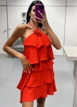 Vestido Serena Feminino com camadas tendência feito para mulheres estilosas e que amam looks bloggers e gringos.