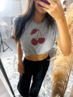 tshirt feminina cereja tendencia gringa promocao 100% algodao tendencia IMG_9036