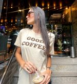 Cropped Feminino 100% Algodão Básico Iced Coffee Bege