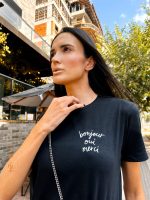 T-shirt Feminina 100% Algodão Good Coffee Bege