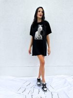 T-shirt Feminina 100% Algodão Classic Preta