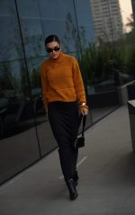 Blusa de Tricot Feminina Estilosa Terracota