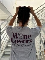 T-shirt Feminina 100% Algodão Wine Loveres Cinza