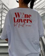 T-shirt Feminina 100% Algodão Wine Loveres Branco