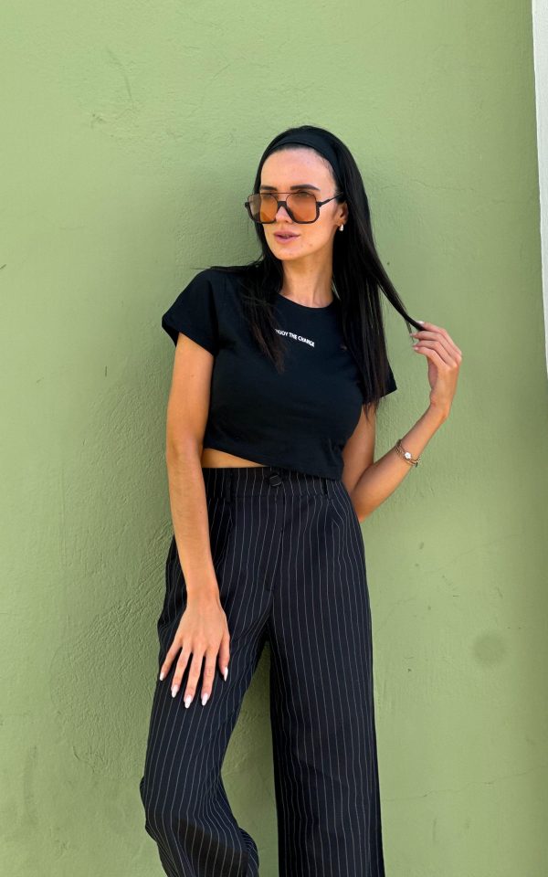 babytshirt tendencia feminina preta 100% algodao