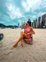 biquini cortininha rosa chiclete tendencia com transparencia conjunto barato