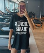 tshirt feminina 100% algodao com estampa de jesus e salmo biblico tendencia evangelica tendencias 2025