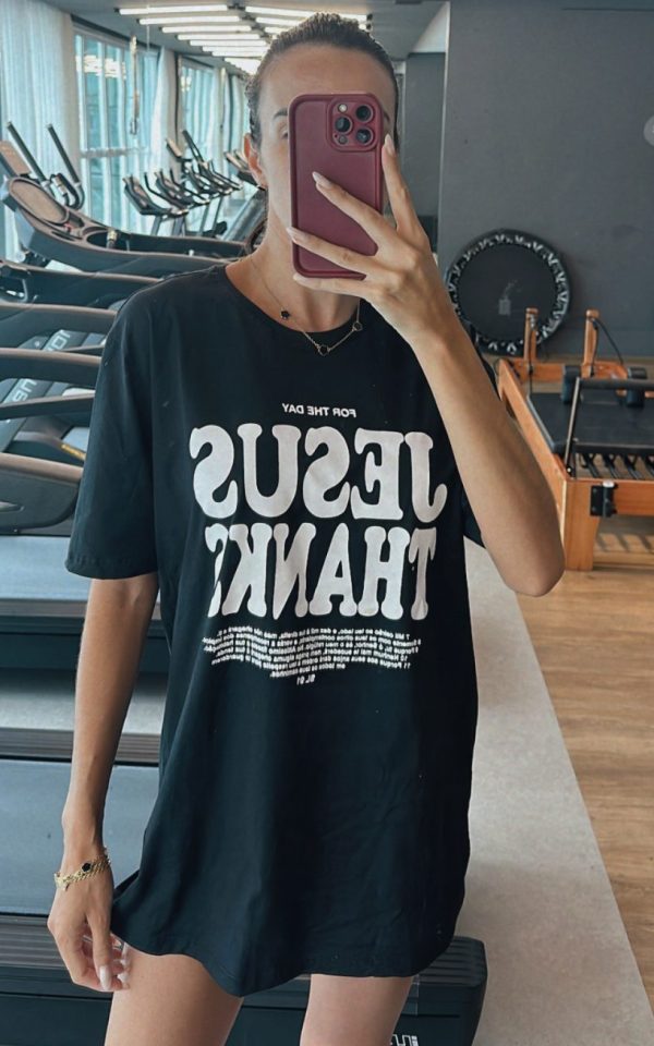 tshirt feminina 100% algodao com estampa de jesus e salmo biblico tendencia evangelica tendencias 2025